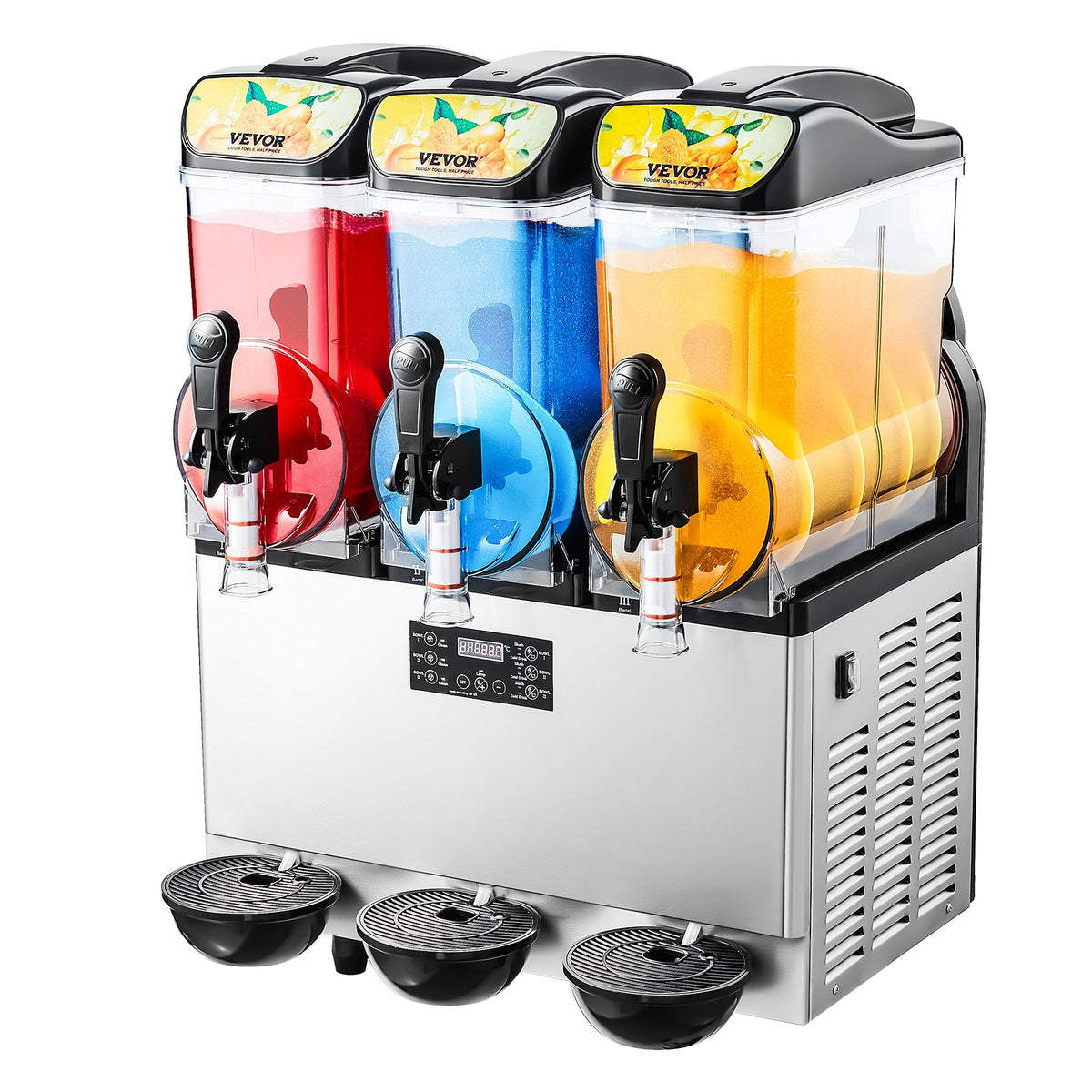 Commercial Slushy Machine 15Lx3 Tank Margarita Smoothie Frozen Drink