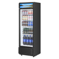 Commercial Merchandiser Refrigerator 9.7 CU.FT Glass Door Beverage