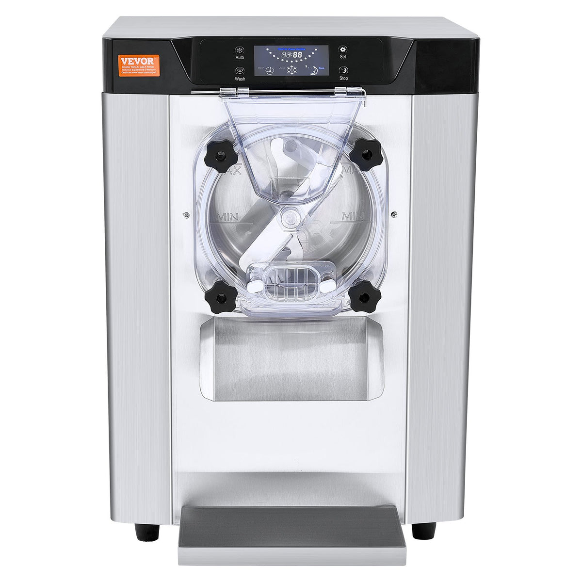 Commercial Ice Cream Machine, 12 L/H Yield, 1713W Single Flavor