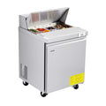 Commercial Refrigerated Sandwich Prep Worktable Stainless Steel Single